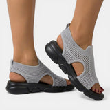 Breathable Cut-Out Platform Sandals