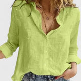 Floral Print V-Neck Long Sleeve Blouse