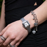 Women's Square Roman Numeral Quartz Watch