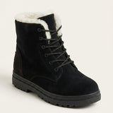 Women's Faux Leather Side Zip Ankle Boots
