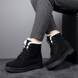 Women's Faux Leather Side Zip Ankle Boots