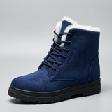 Women's Faux Leather Side Zip Ankle Boots
