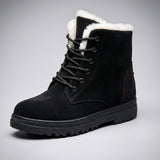 Women's Faux Leather Side Zip Ankle Boots