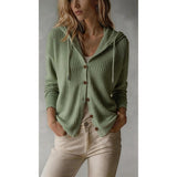Women's White Autumn Cardigan