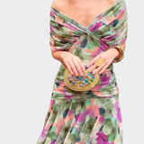 Alondra | Floral Pleated Maxi Dress