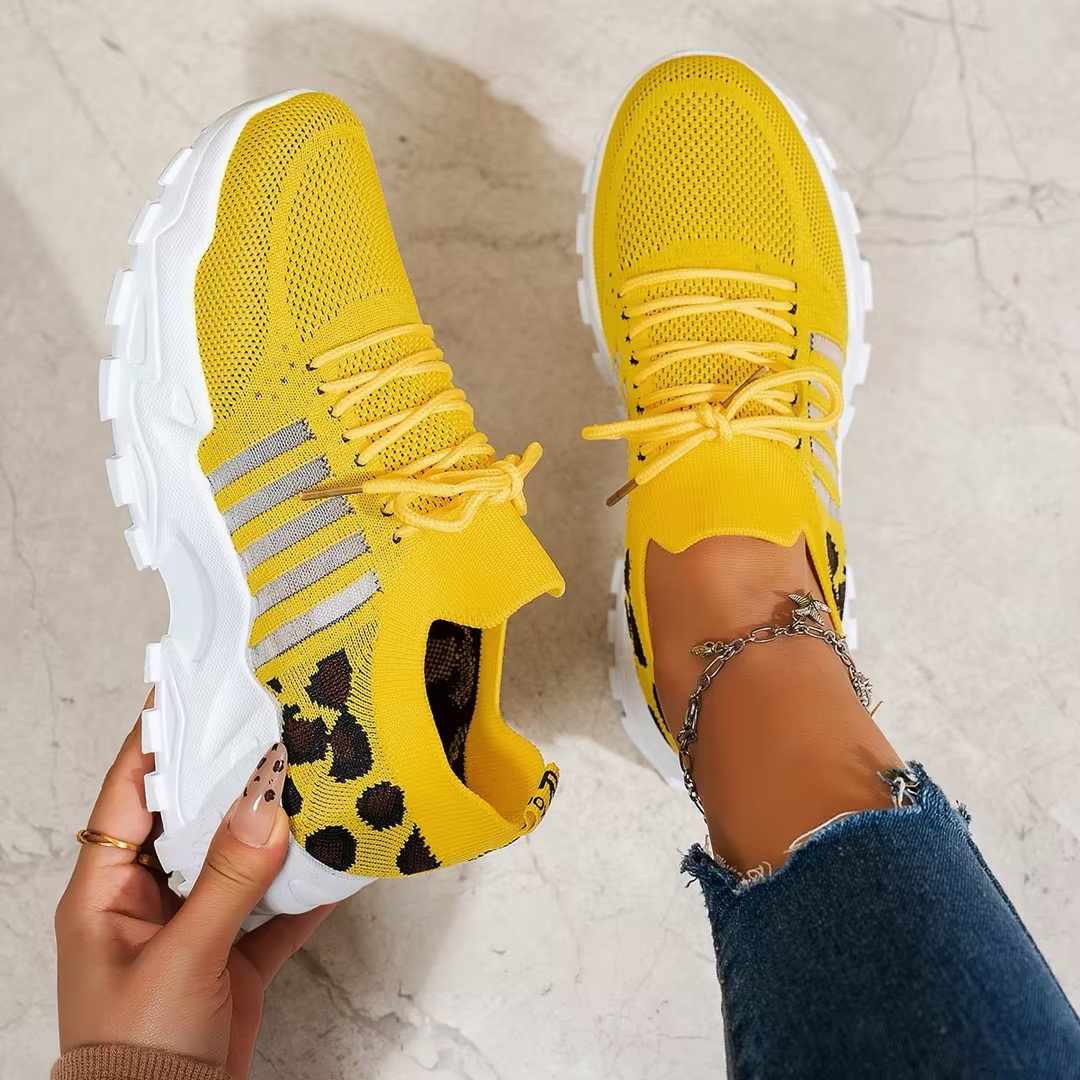 Chunky Lace Up Platform Trainers