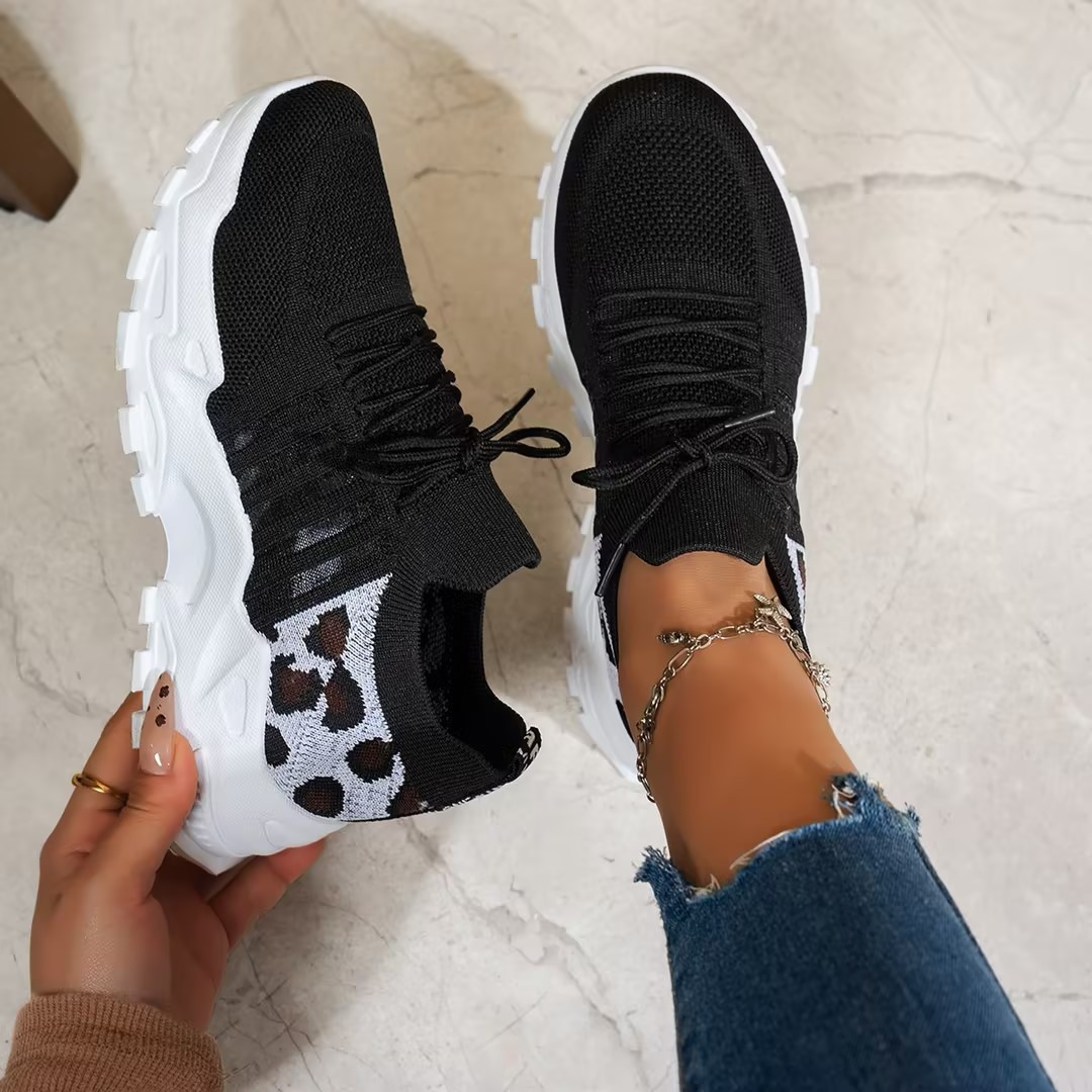 Chunky Lace Up Platform Trainers