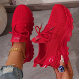 Chunky Lace Up Platform Trainers