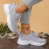 Chunky Lace Up Platform Trainers