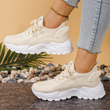 Chunky Lace Up Platform Trainers