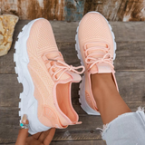 Chunky Lace Up Platform Trainers
