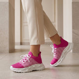 Women's Knit Cushioned Sole Everyday Sneakers