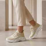 Women's Knit Cushioned Sole Everyday Sneakers