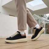 Women's Suede-Look Lace-Up Platform Sneakers