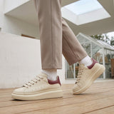 Women's Suede-Look Lace-Up Platform Sneakers
