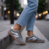 Women's Retro Panelled Chunky Lace-Up Sneakers