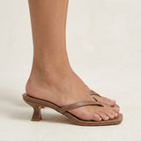 Women's Strappy Open-Toe Kitten Heel Sandals