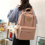 Women's Lightweight Multi-Pocket School Backpack