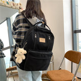 Women's Lightweight Multi-Pocket School Backpack