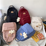 Women's Lightweight Multi-Pocket School Backpack