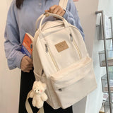 Women's Lightweight Multi-Pocket School Backpack