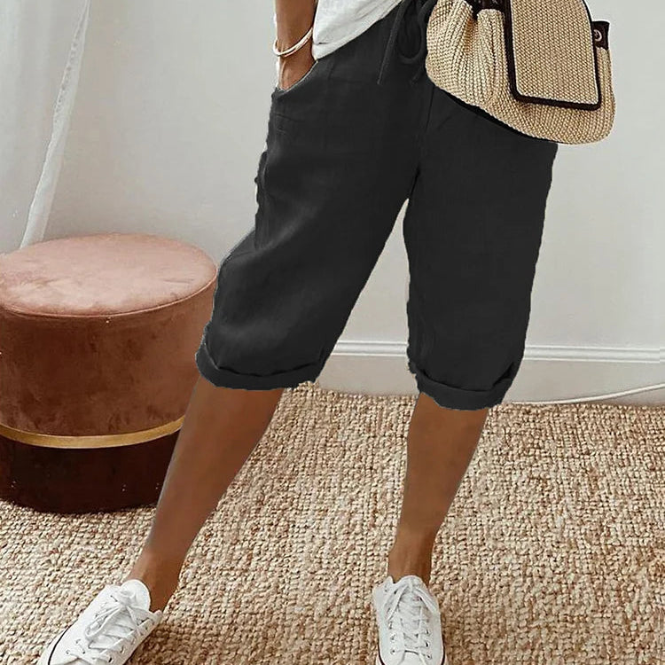Cotton Linen Shorts