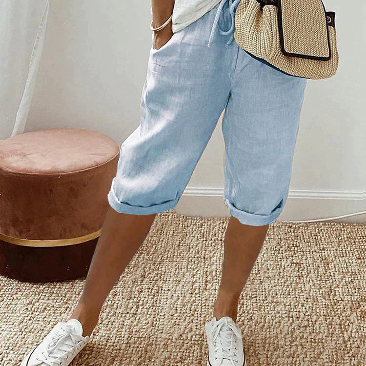 Cotton Linen Shorts