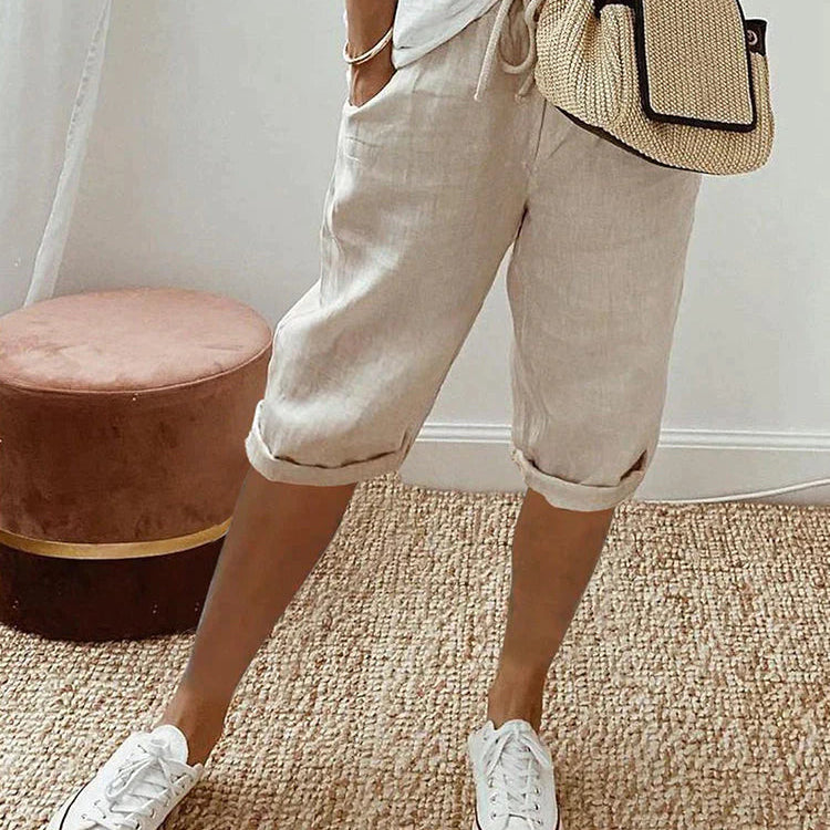Cotton Linen Shorts