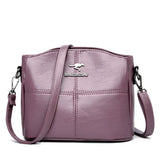 Women's Vegan Leather Crossbody Bag with Adjustable Strap