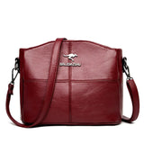 Women's Vegan Leather Crossbody Bag with Adjustable Strap