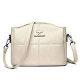 Women's Vegan Leather Crossbody Bag with Adjustable Strap