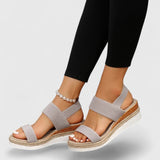 Adjustable Wedge Strap Sandals
