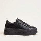 Women's Chunky Platform Sneakers with Cushioned Footbed