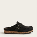 Women's Suede-Look Slip-On Cushioned Footbed Clogs
