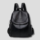 Women's Anti-Theft Embossed Leather Backpack