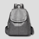 Women's Anti-Theft Embossed Leather Backpack