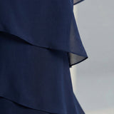 Elarisse | Ruffle Midi Dress Flowing Timeless Comfort Elegance