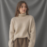 Soft Cashmere Turtleneck Sweater
