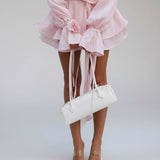 Blair | Waist-Tie Romantic Mini Dress