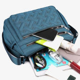 Women's Water-Repellent Multi-Pocket Crossbody Bag