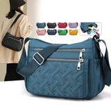 Women's Water-Repellent Multi-Pocket Crossbody Bag