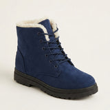 Women's Faux Leather Side Zip Ankle Boots