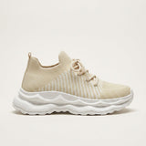 Women's Knit Cushioned Sole Everyday Sneakers