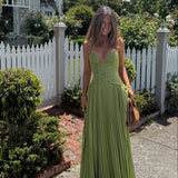 Halter Neck Smocked Maxi Dress