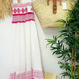 Embroidered Sleeveless Maxi Dress