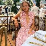 Floral Ruffle Tiered Maxi Dress