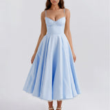Spaghetti Strap Midi Dress