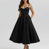 Spaghetti Strap Midi Dress
