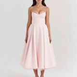 Spaghetti Strap Midi Dress