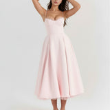 Spaghetti Strap Midi Dress